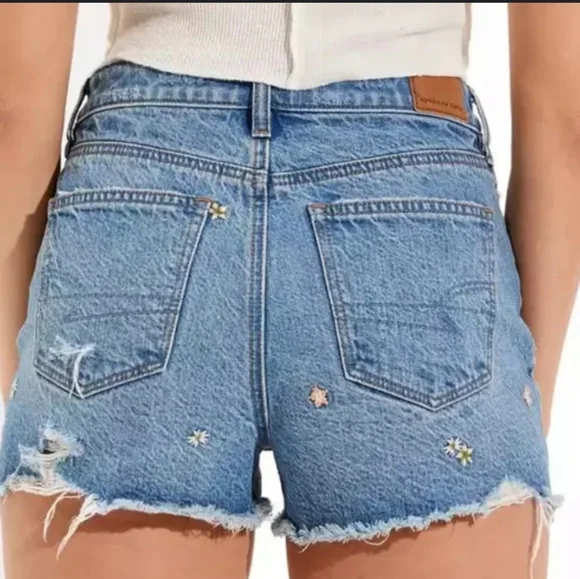 American Eagle Denim Mom Shorts 8 - Picture 2 of 8